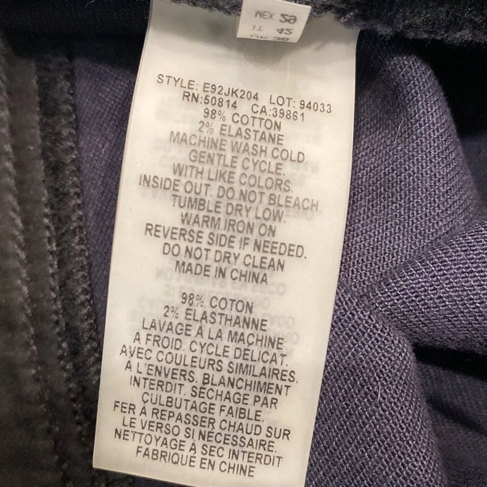 Elie Tahari Shiny Coated Denim Jeggings Blue‎ Skinny Pants Size 29 - Image 13