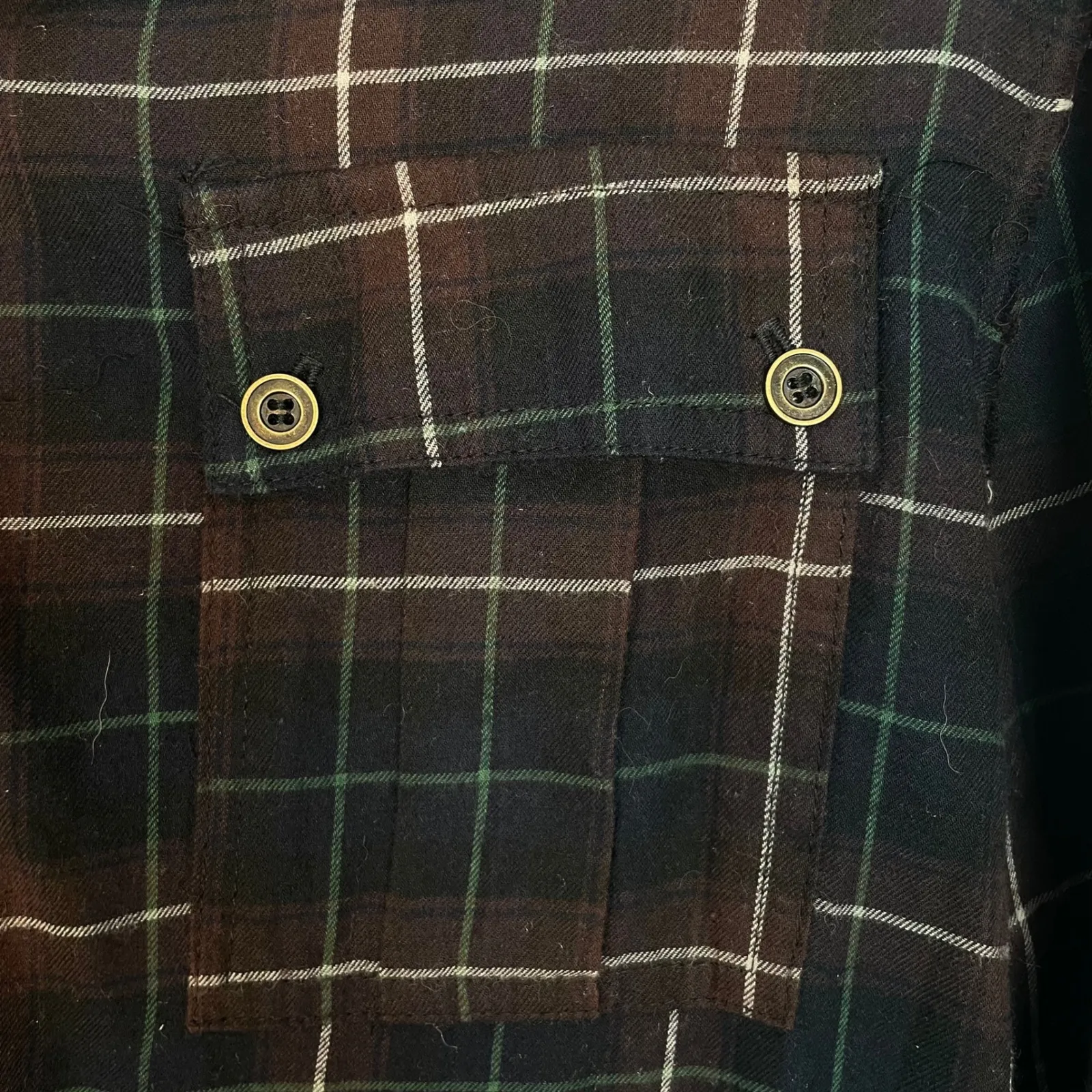 Tribe Kelly Women's Multicolor Plaid Flannel Button Up Gorpcore Fall Size XS Blue - Image 7