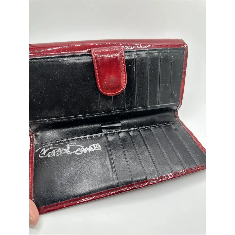 Bobby Schandra Of Dallas Red Patent Leather Signed By Bobby. See Pictures - Image 4