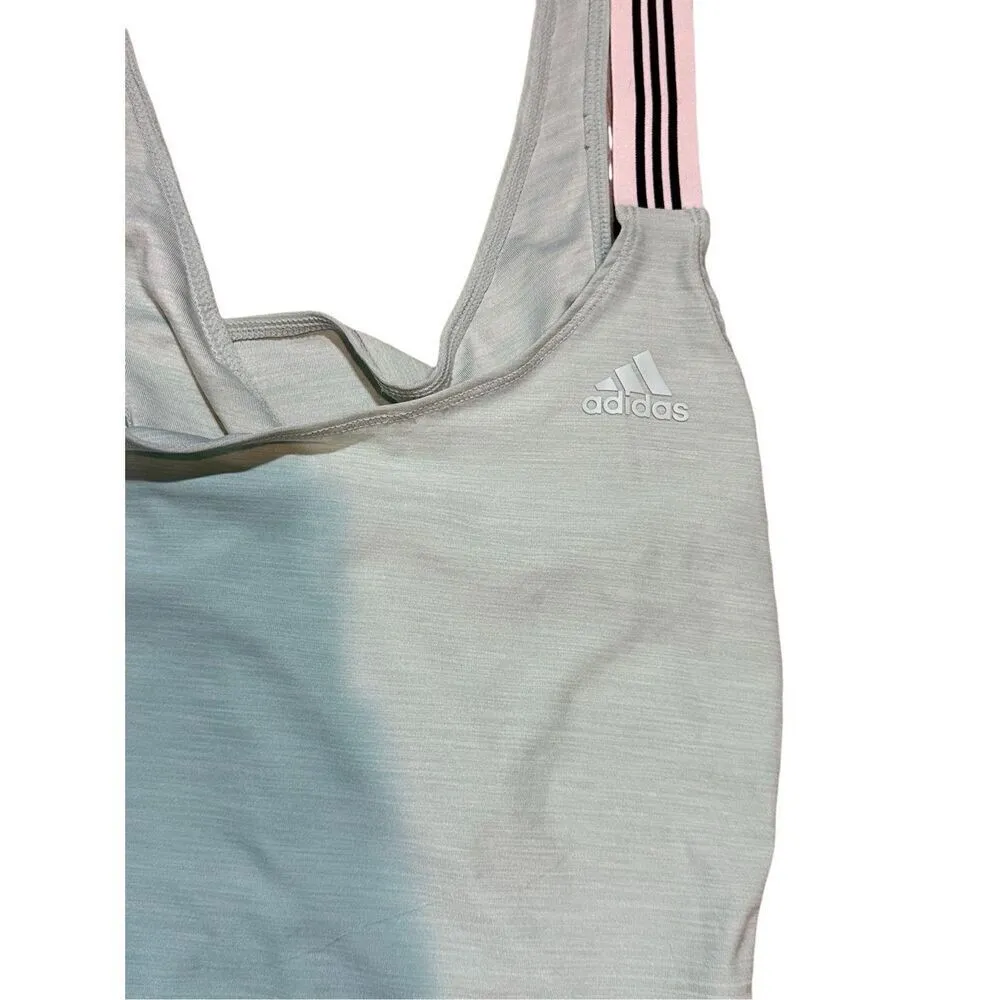 adidas women’s light green cross back tank top Sz S - Image 6