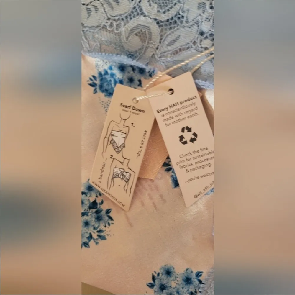 We Are HAH Scarf Down NWOT - Image 3