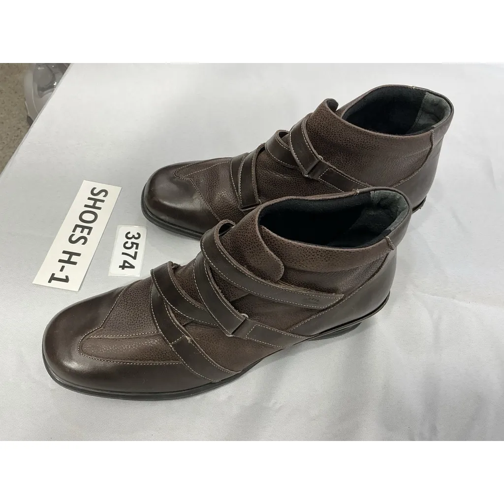 Womans Air Function Eu 40 Us 9.5/10 Brown Strappy Wedge Ankle Boots - Image 3