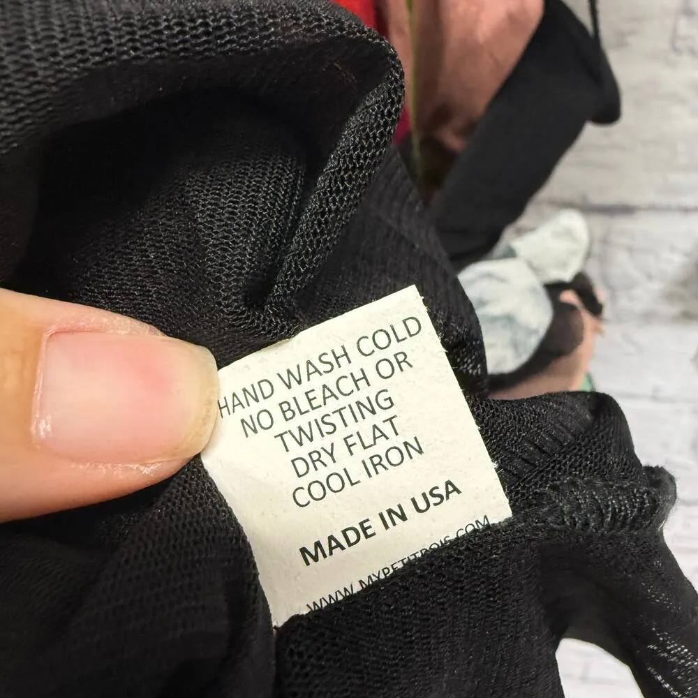 Viviana G Victorian Style Boho Maxi Dress Size L Black Floral Belt Wrap Top New Size L - Image 10