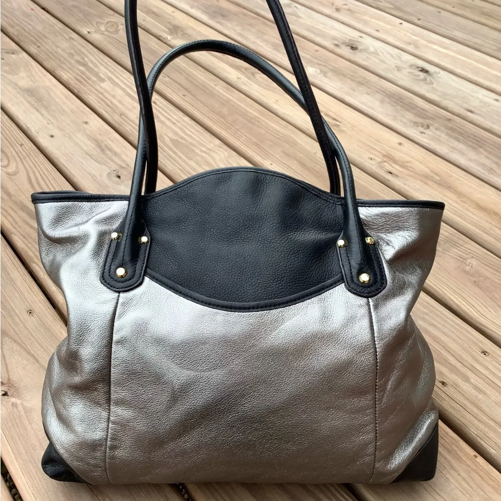 Beautiful large genuine leather bag 🌷🌷 Black - Image 13