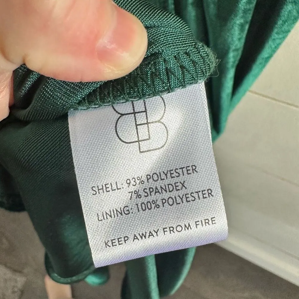 Balticborn Women’s Large Emerald AndI Wrap Dress Velvet Green - Image 4