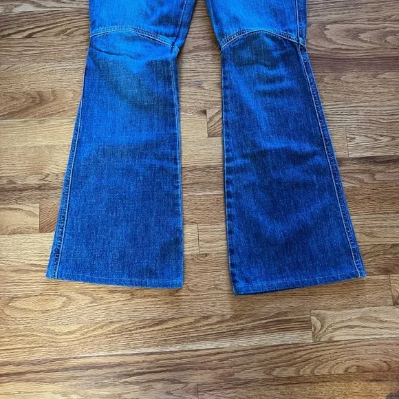 EUC‎ Guess Vintage Denim Bell Bottom Flared 70's Disco jeans Women 28 Y2K - Image 5