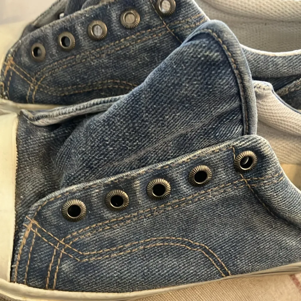 FINAL MARKDOWN City sneaks denim look sneakers 6 - Image 2