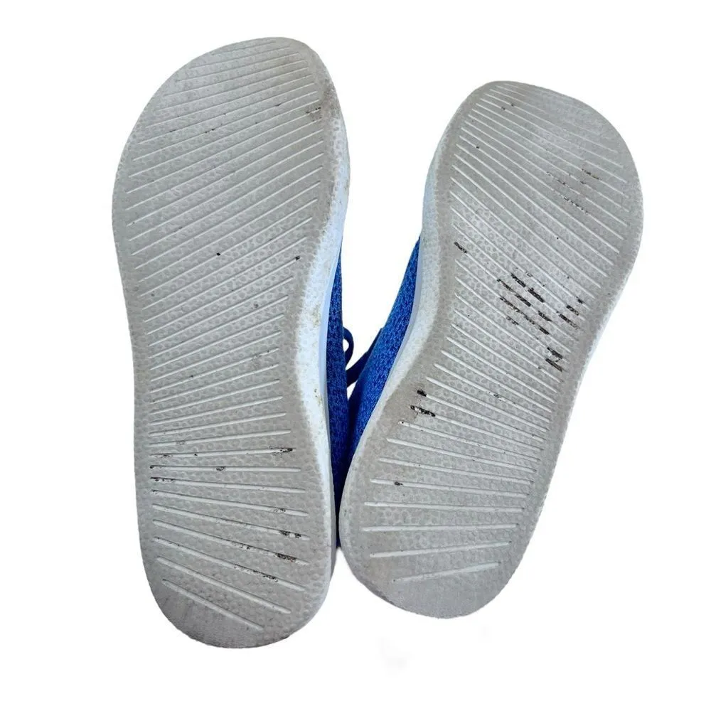 Allbirds Tree Toppers High Top Sneakers Blue Nikau Sapphire White Sole - Image 5