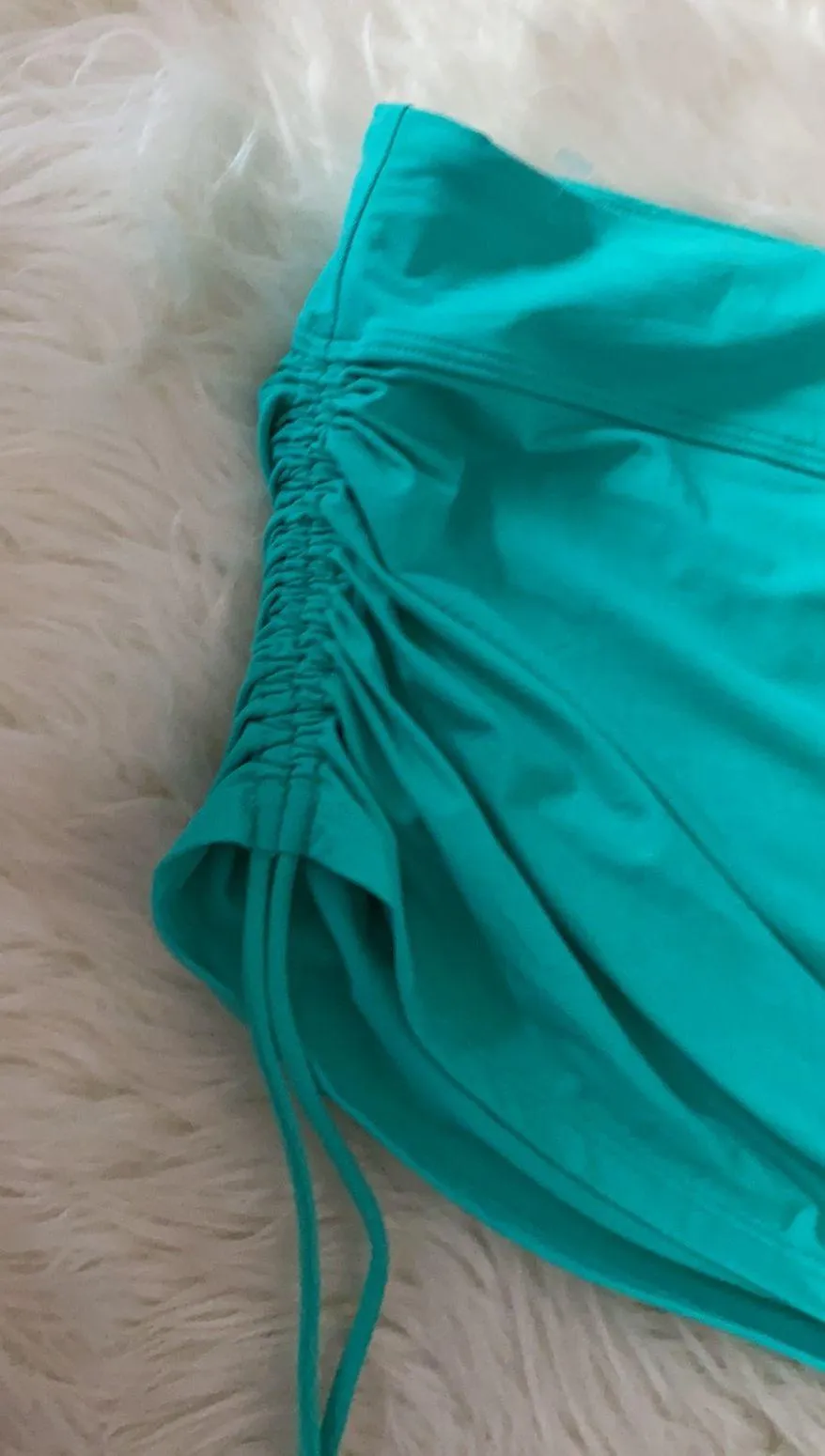 NWT  Teal scrunch skirt - Image 5