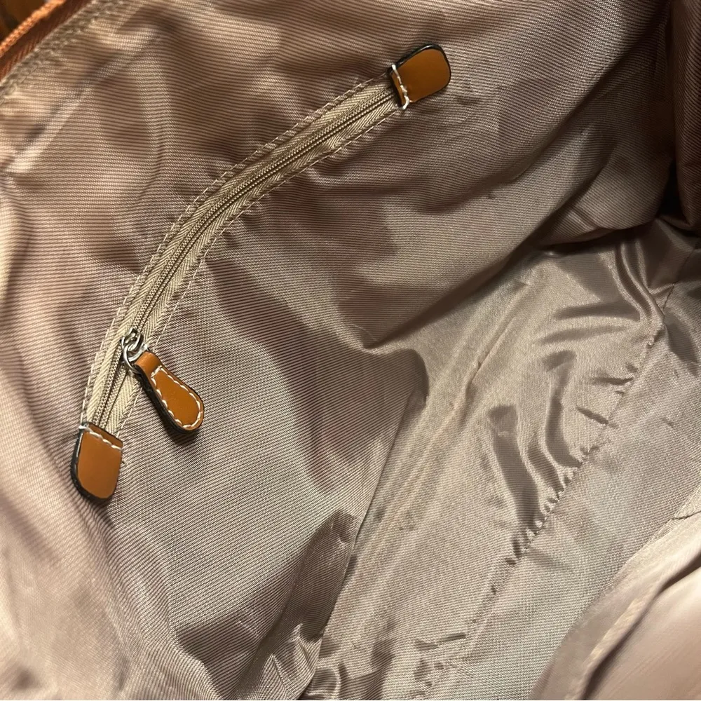 NWT London Fog Cameo Pink & Brown Tote or Shoulder Bag - Image 11