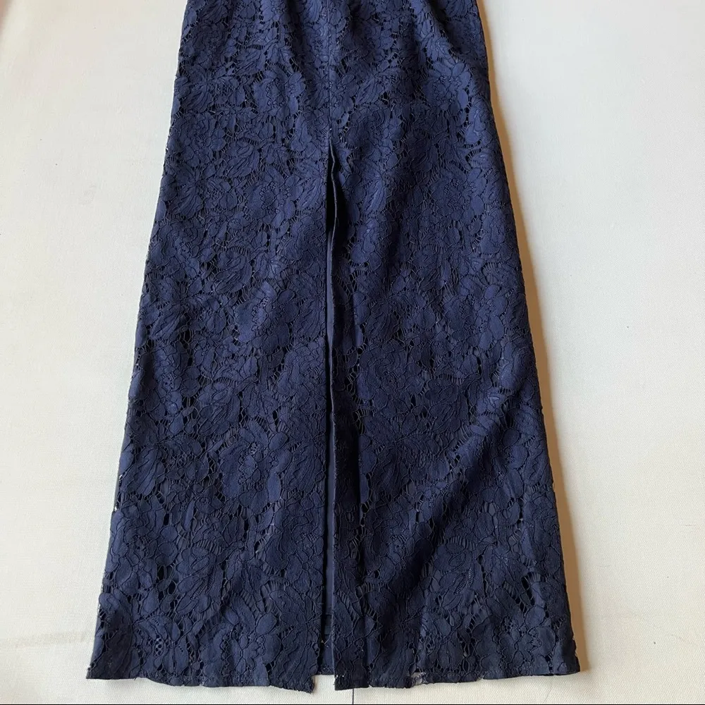 Lace Overlay Formal Maxi Dress - Image 5