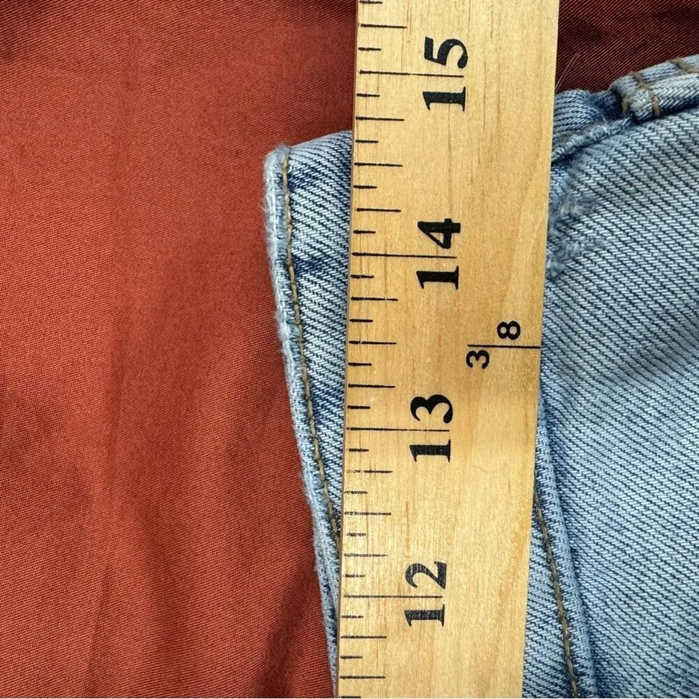 Zara Button Fly Cut Off Jean Shorts Womens 6 Denim Summer Casual Beachy Vacation - Image 10