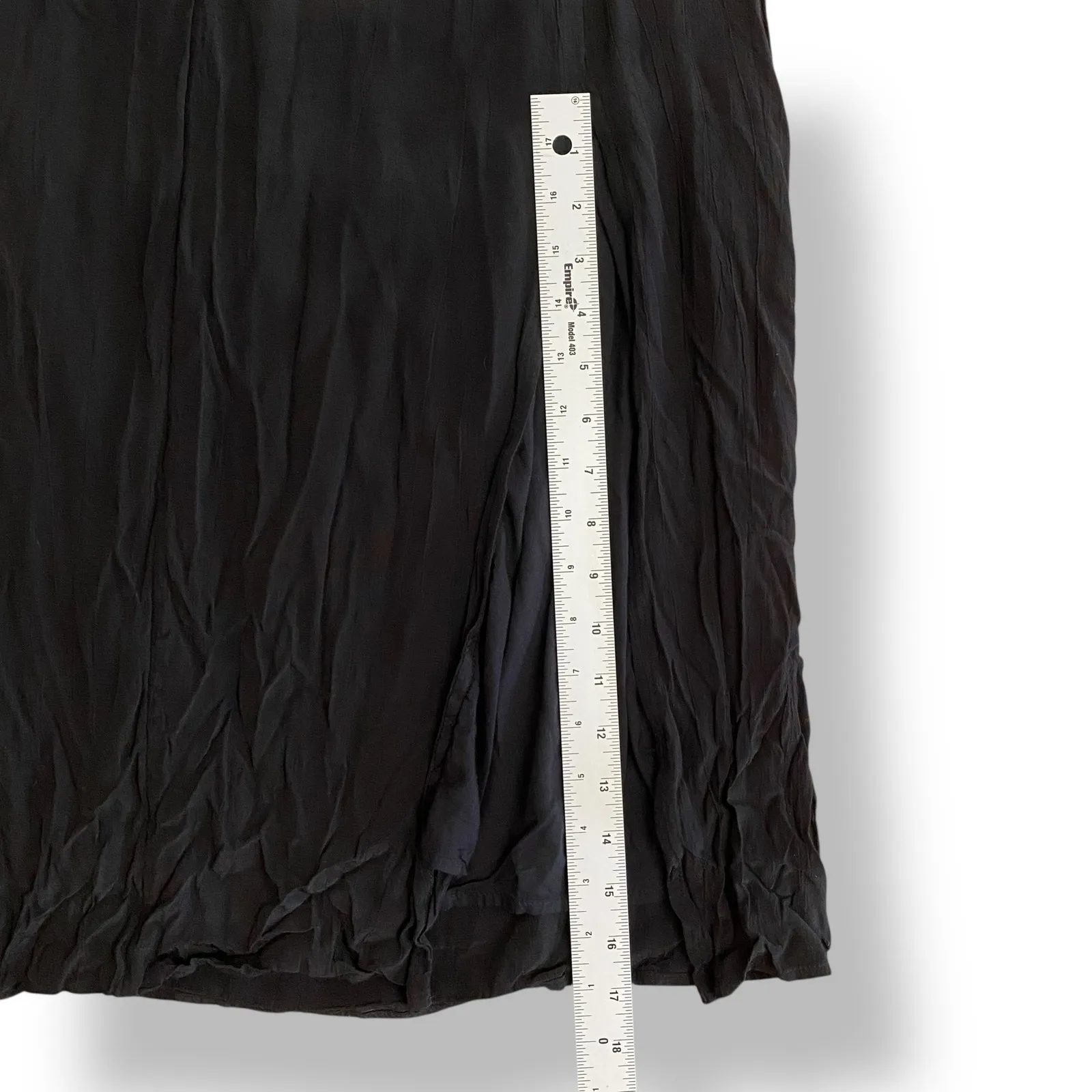 Urban‎ Outfitters Dara Lace Trim Midi Dress Womens Size XS Black Date Party - Image 4