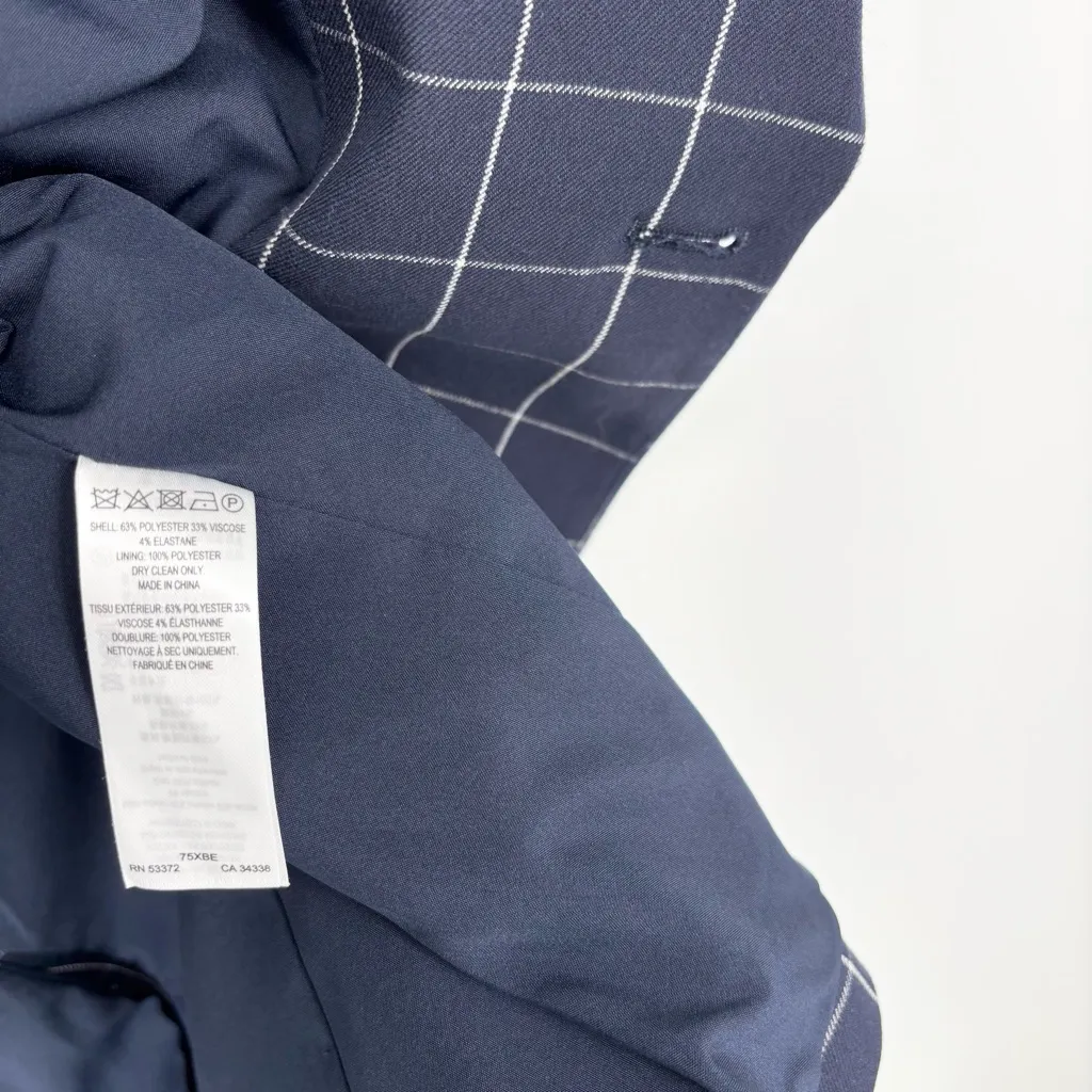French Connection Windowpane Double Breasted Blazer  
Size Small - Image 9