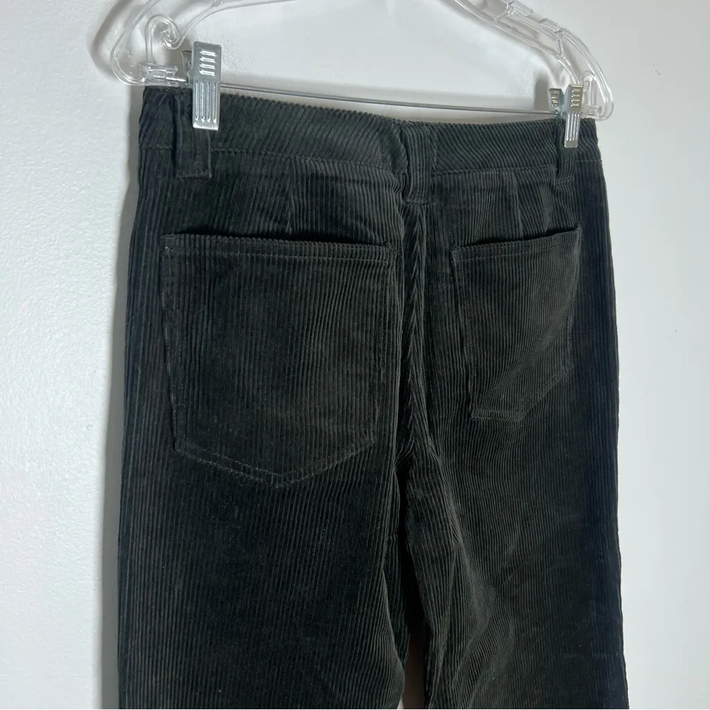 NEW Alex Mill Darci Corduroy Chino Trousers Pants Hunter Green Sz 4 - Image 4