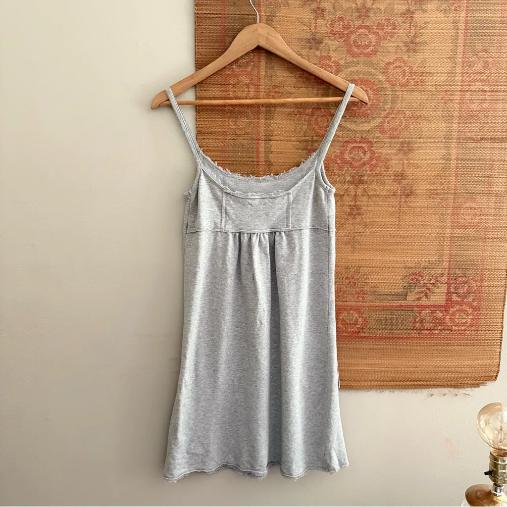 Ling Gray Sleeveless Slip Dress with Pockets Size 4 - Image 4