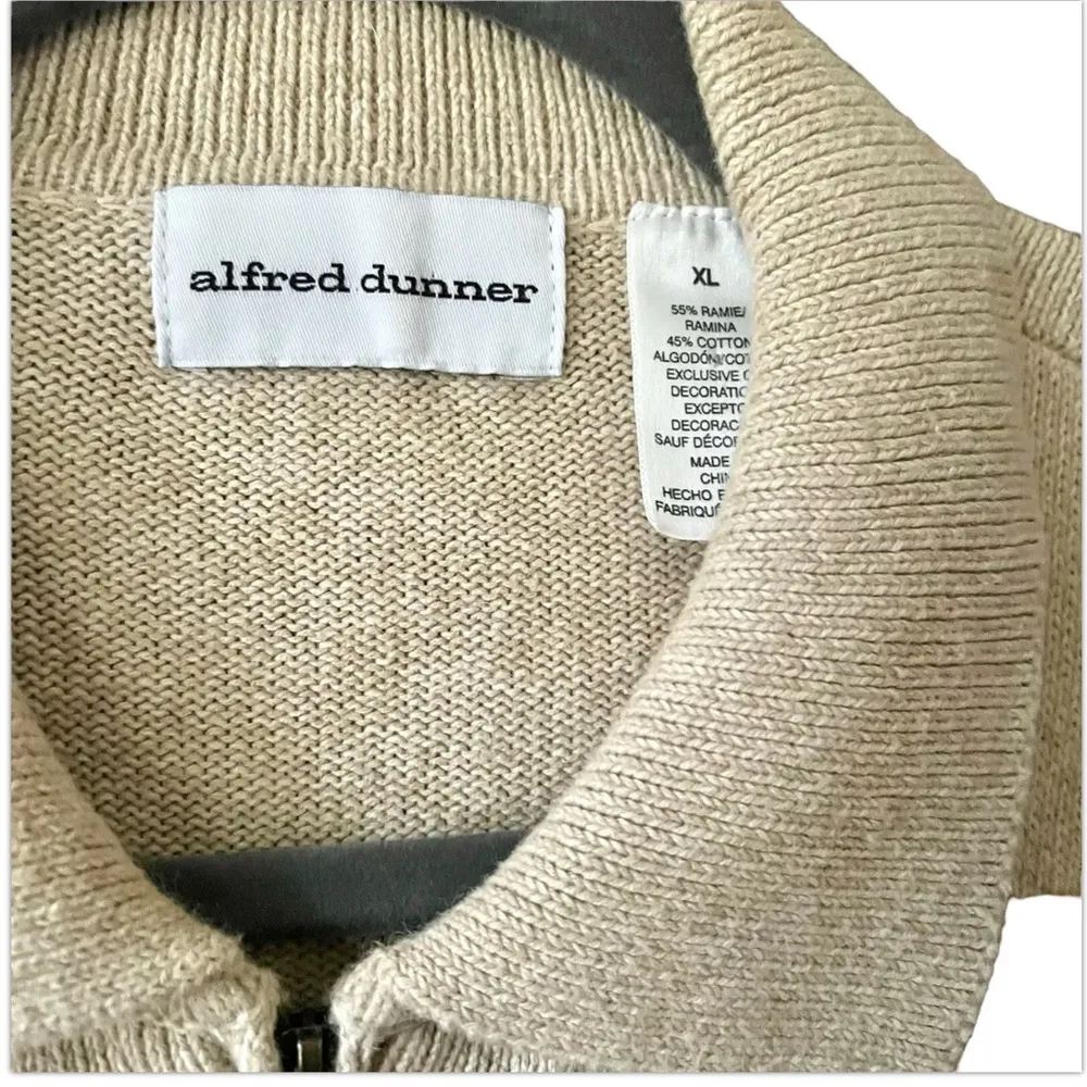 Vintage Alfred Dunner embroidered fall leaf cardigan - Image 3