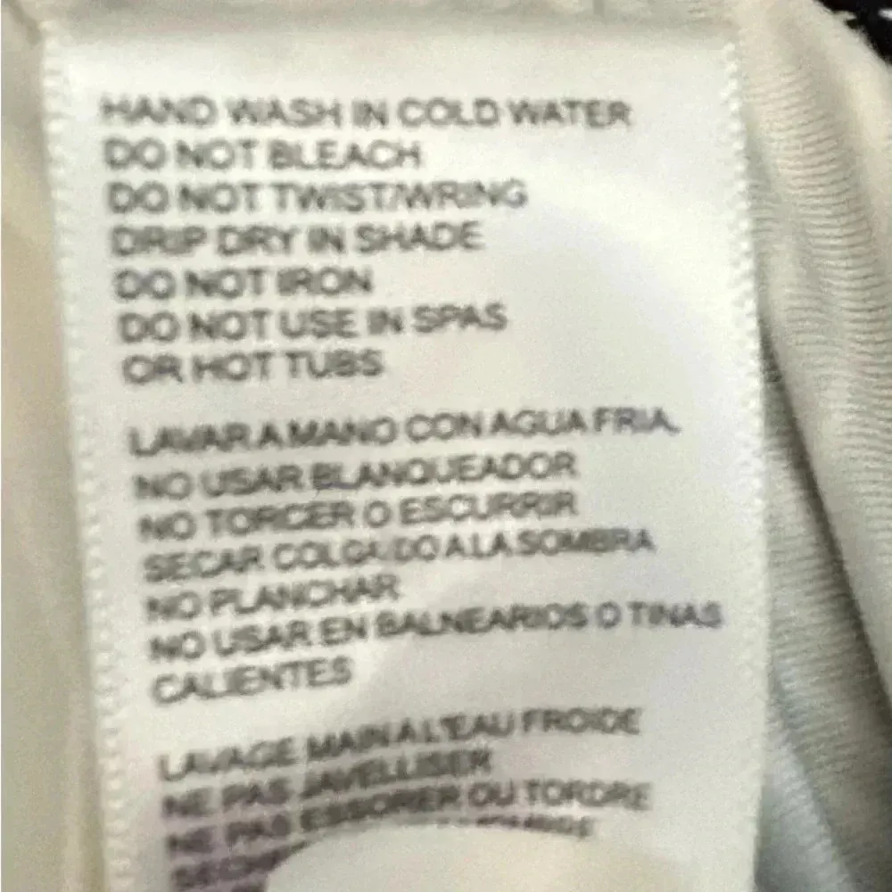 Michael Kors MICHAEL black & white haulter swimsuit ☀️ Size 12 - Image 11