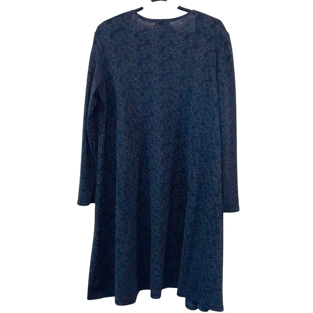 LulaRoe Black Floral Cardigan - Image 3