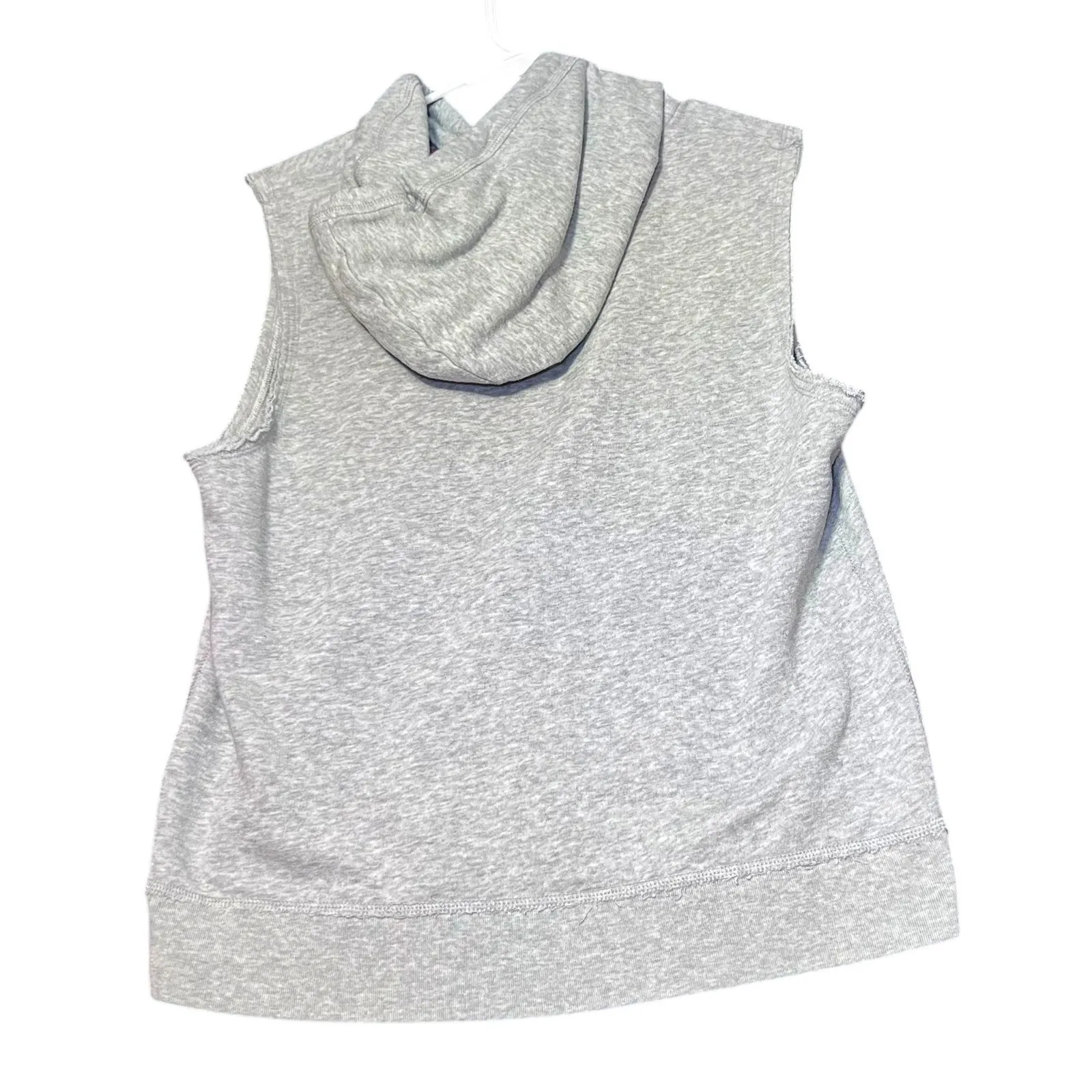 Aeropostale Sleeveless Zip Up Hoodie Womens XL Grey Sweatshirt California Casual - Image 3