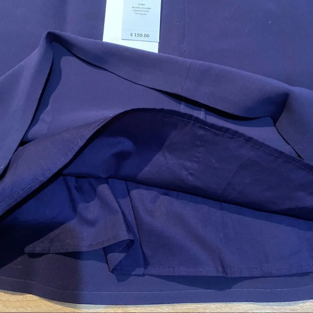 NWT Lacoste Purple & Black Color A-line Skirt - Image 5