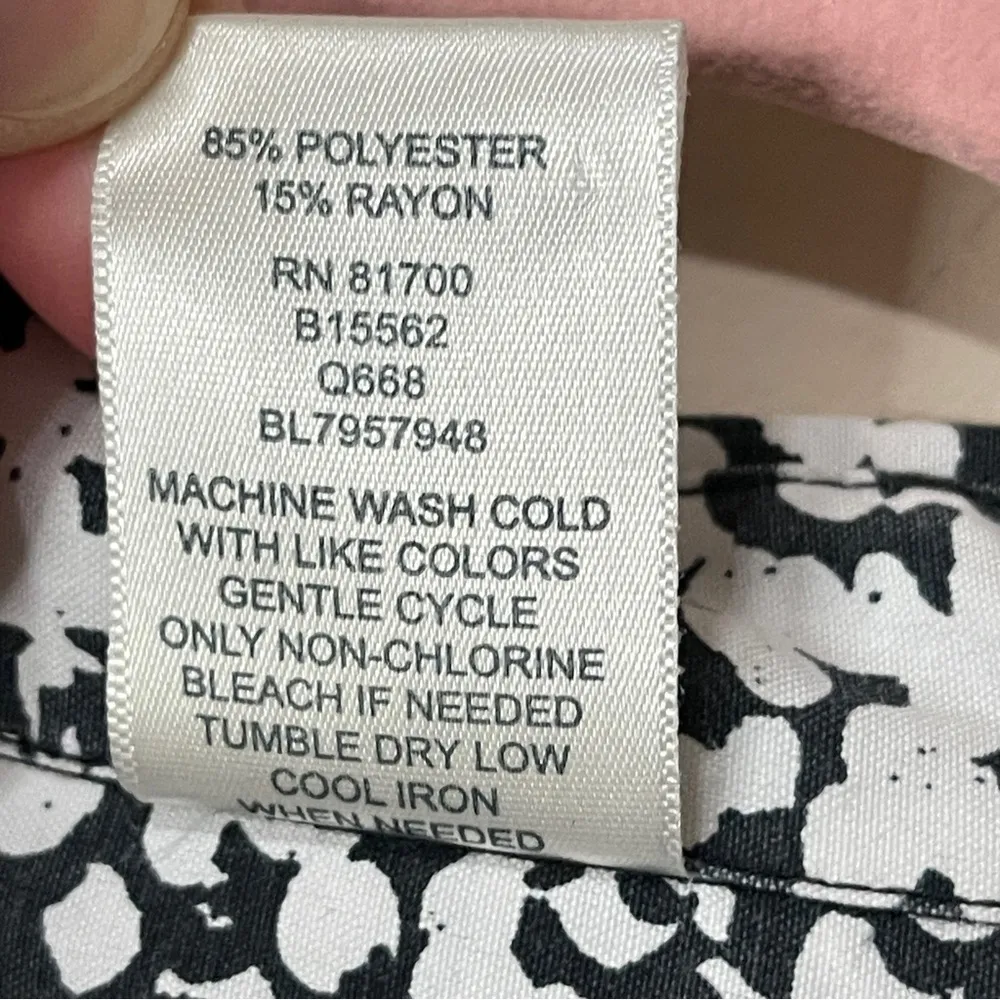 BLAIR Women’s 2XL Painted Polka Dot Print Long-Sleeve Button Down - Image 6