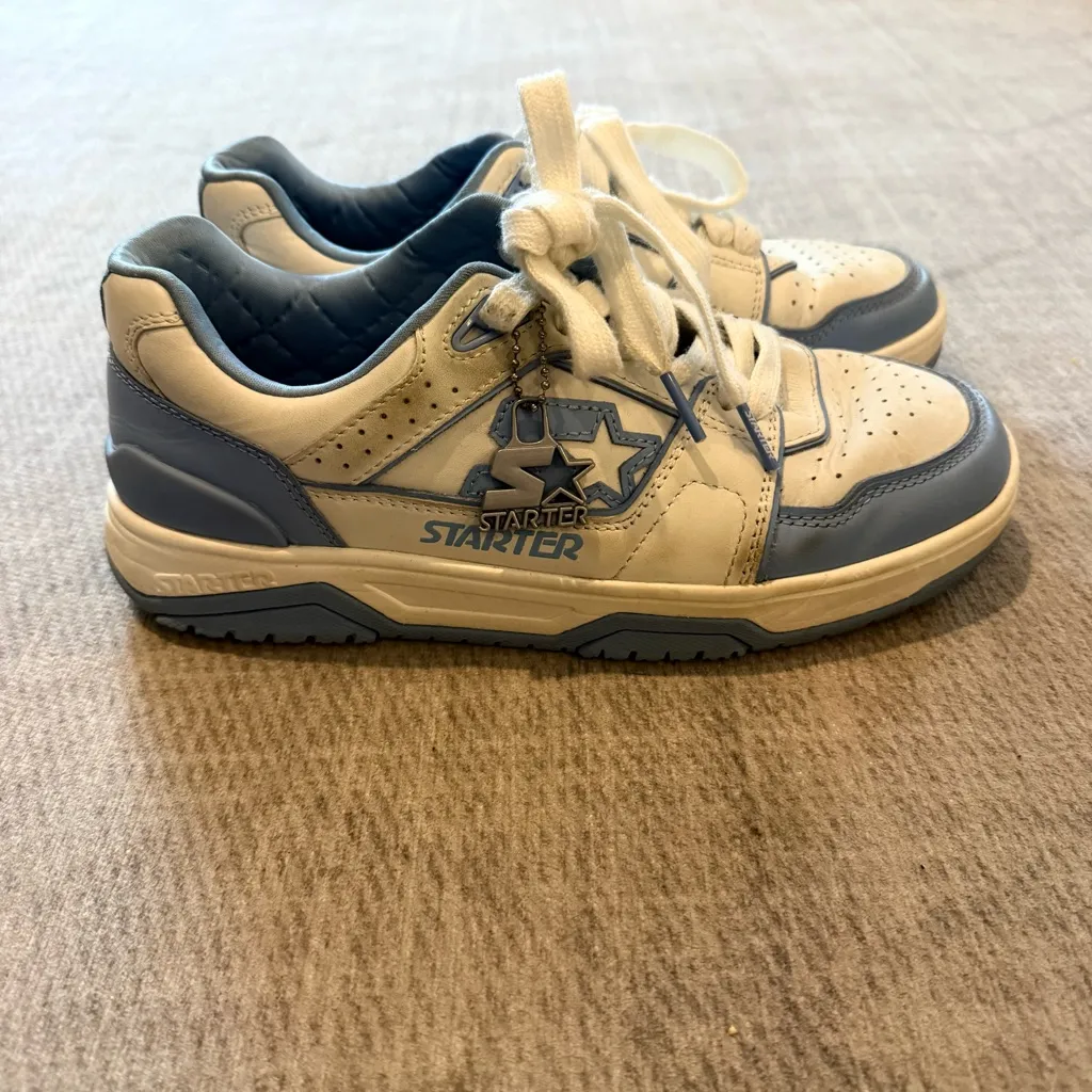 Starter Fast Break Light Blue and White Sneakers 8 - Image 2