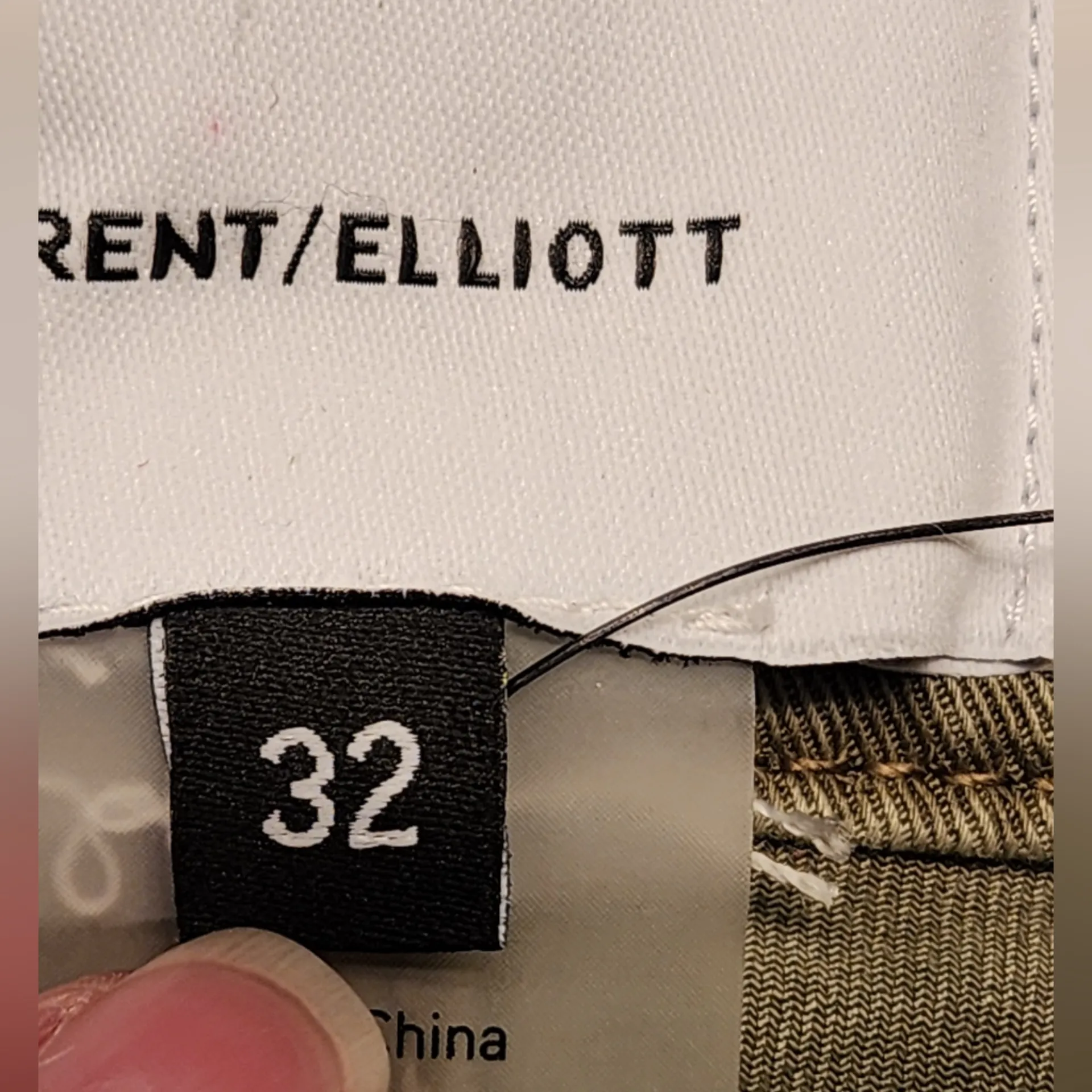 Current Elliott The Weslan Skinny Pants Women’s Army Green Size 32 - Image 8