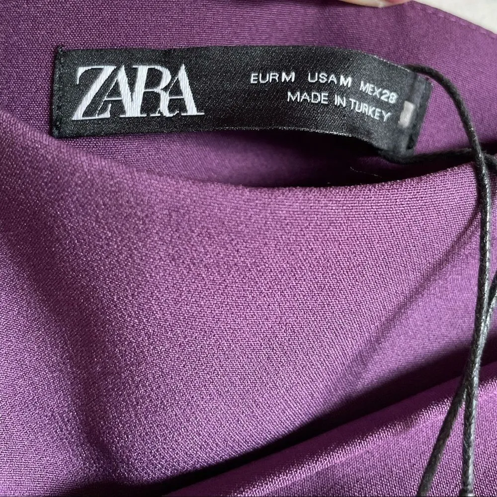 ZARA  purple skort - Image 7