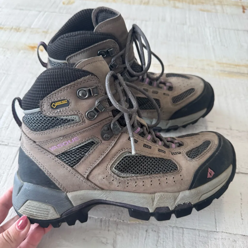 Vasque Breeze 2.0 GTX Hiking Boots‎ Women’s size 8 in Gargoyle/Violet Gore - Image 14