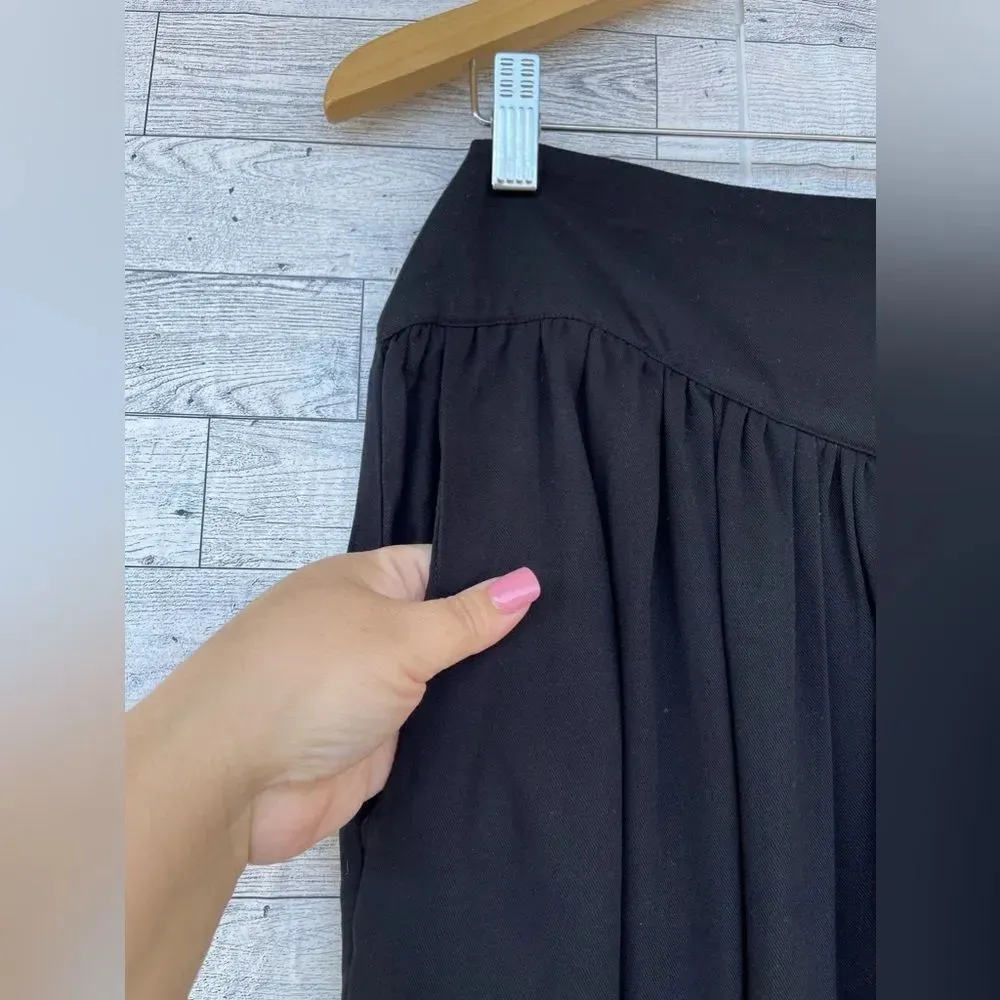 CAROLINA BENOIT MARRAKECH BLACK PANTS WITH PEARLED HEM SMALL Black - Image 11