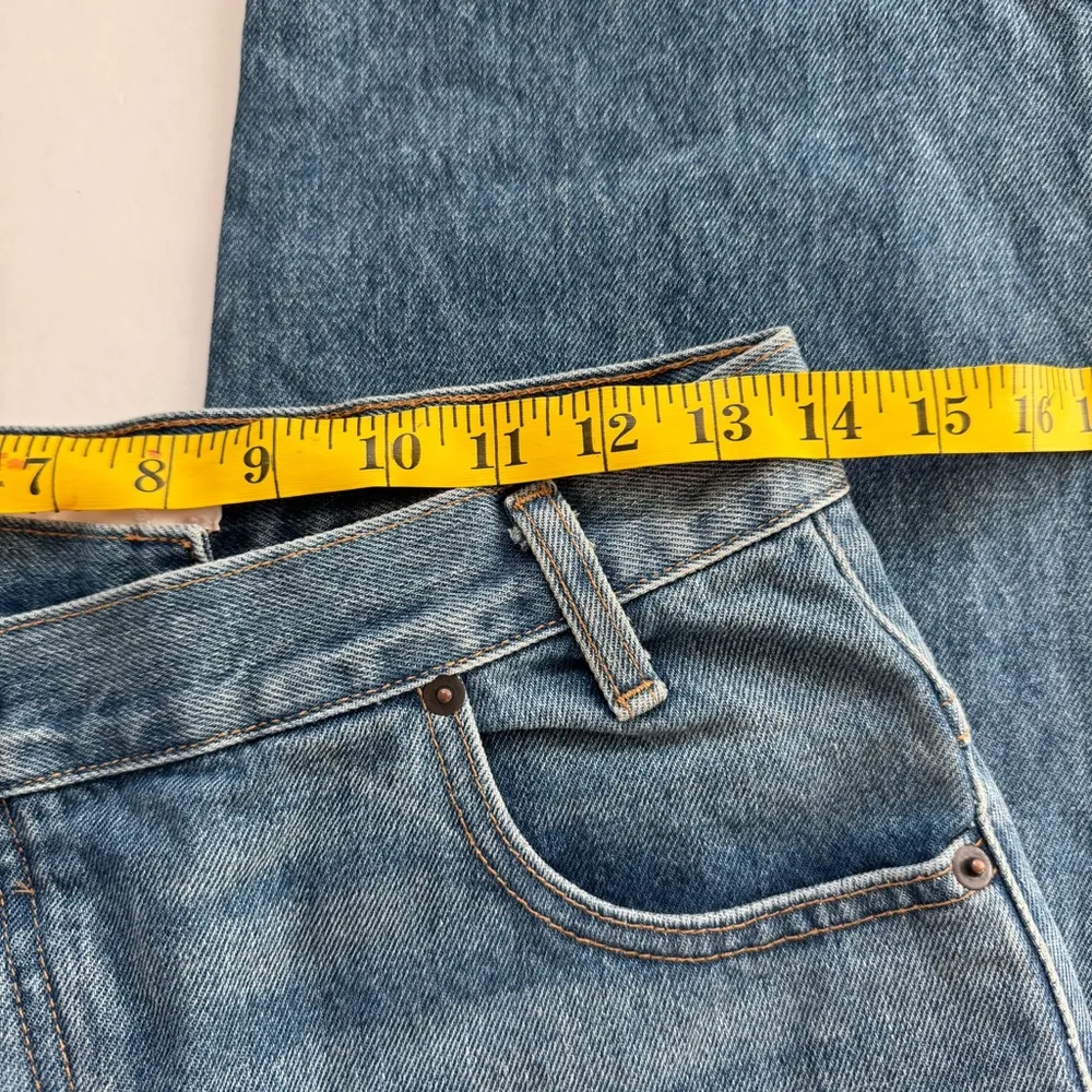 Monse Boyfriend Cropped Jean Mit Weitem Bein Blue Jeans Size 2 NWOT - Image 6