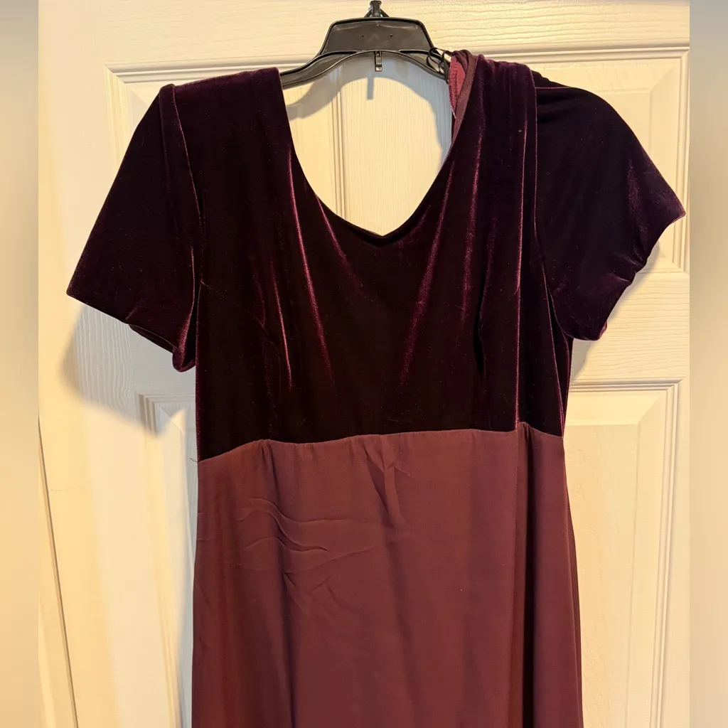 Rhapsody Velvet Maxi Dress in Rich Purple - Image 5