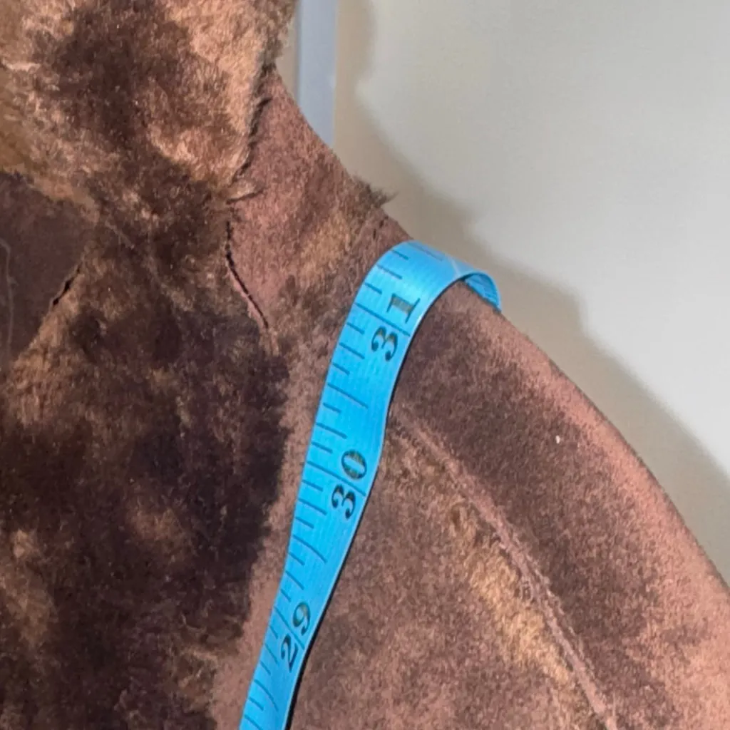 Women's Westbound Brown Faux Suede Patchwork Jacket 2X - Image 6