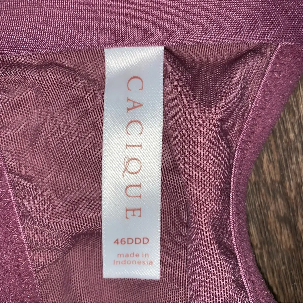 Cacique 46F(3DDD) Front Clasp Racerback Bra - Image 3