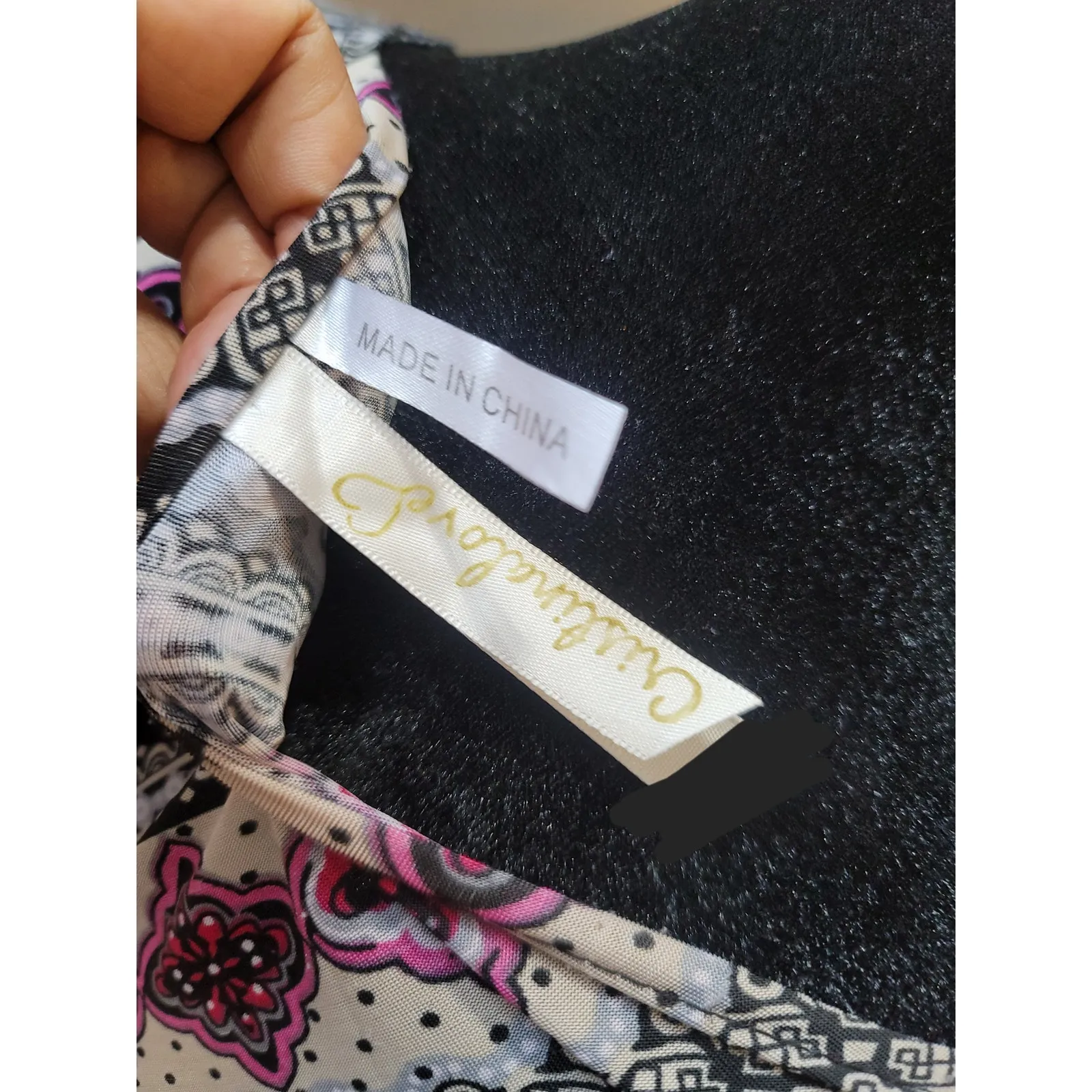 Cristina Love Dress Women Small Multicolor Boho V Neck Short Sleeve Casual - Image 9