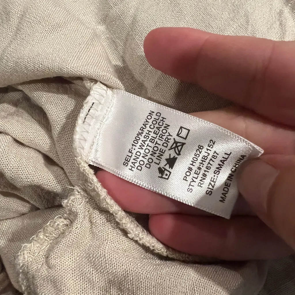 Hunter & Brown Flowy oversized boho style Jumpsuit size small - Image 6