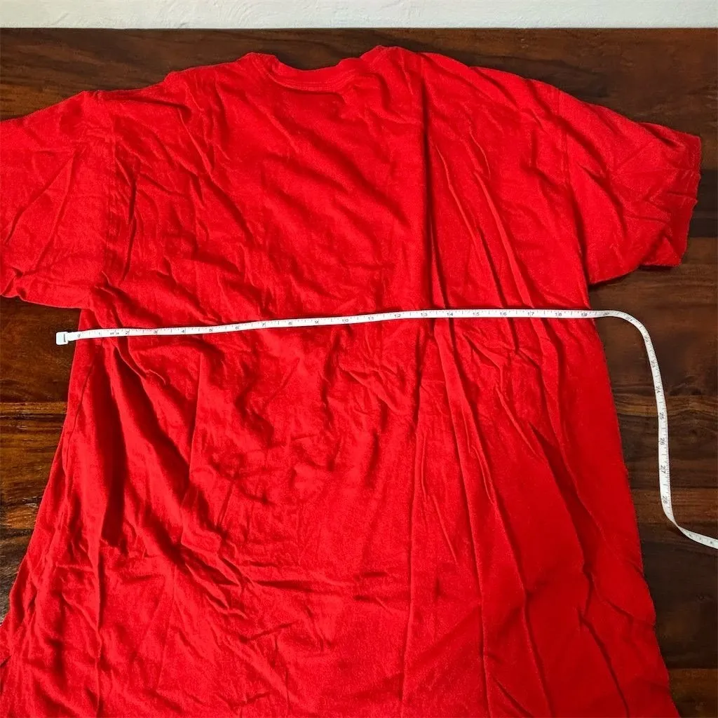 Aerie Women's XS Red "Nice List" Graphic T-Shirt‎ Holiday Casual - Image 6