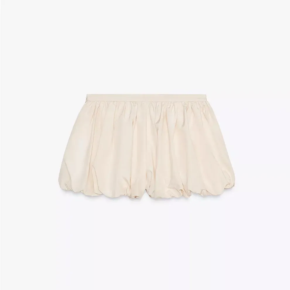 ZARA  Cream Bubble Skirt - Image 6