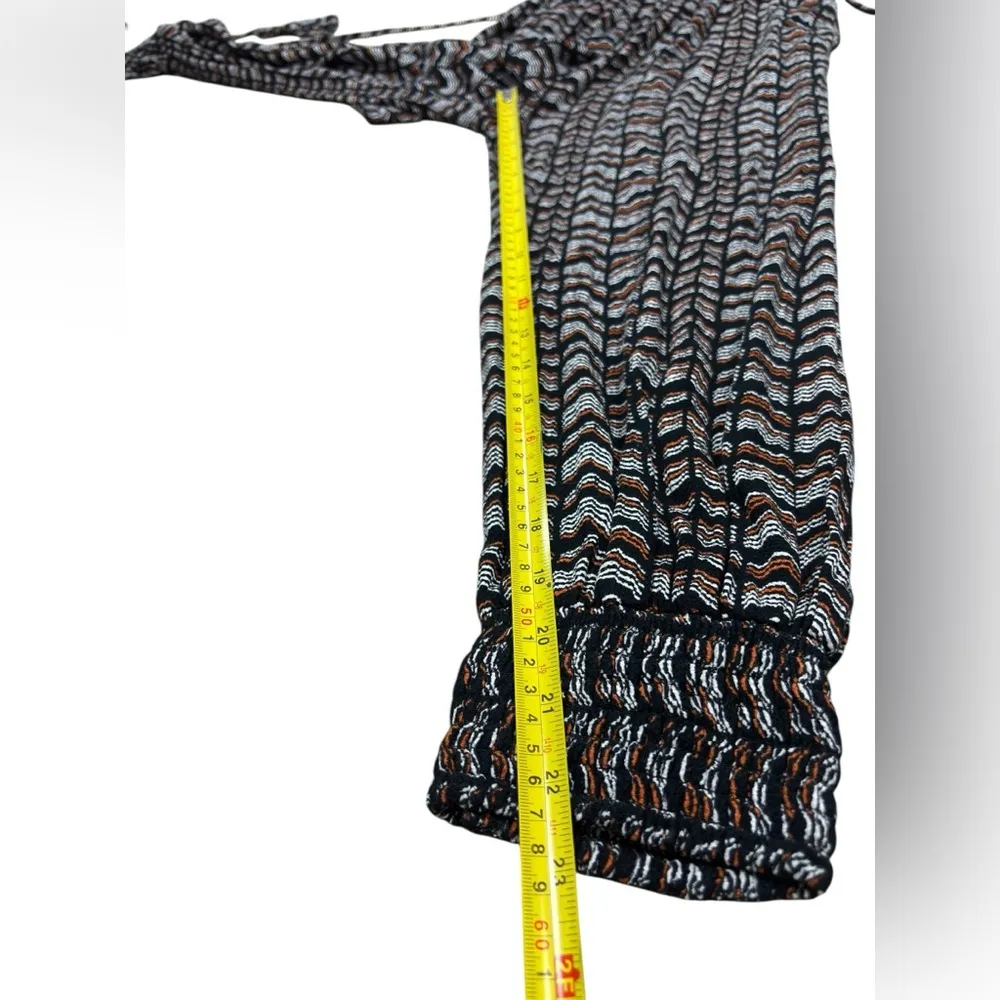 Anthropologie Women's Black Orange Aniya Pull On Balloon Jogger Pants XS EUC - Image 11