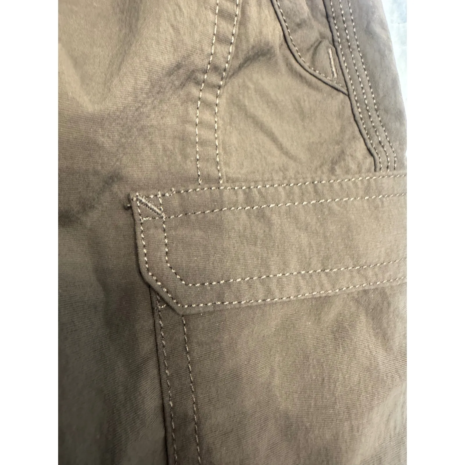The North‎ Face Convertible Cargo Hiking Pants Womens Outdoor Gray  size 10 - Image 8