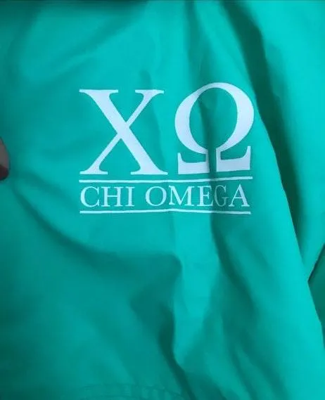 Charles River Apparel Chi Omega Rain Jacket - Image 3