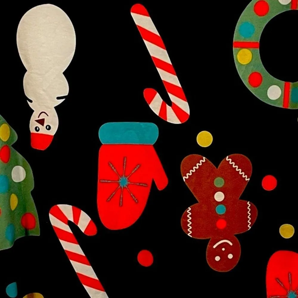 Ruiyize Christmas Novelty Santa Holiday Festive Present Long Sleeve Mini Dress - Image 2