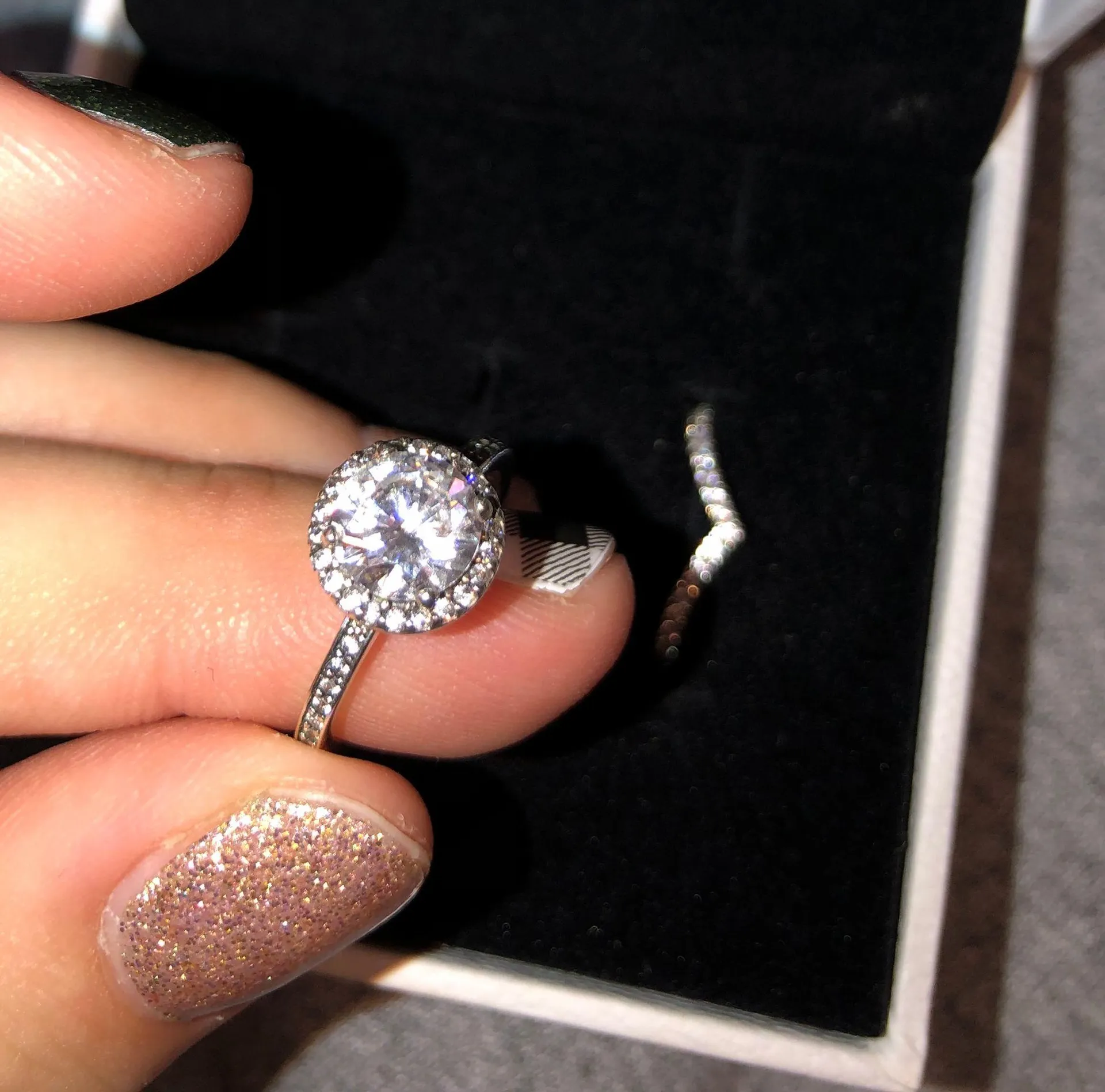 Pandora Promise Rings JUST THE ROUND ONE - Image 7