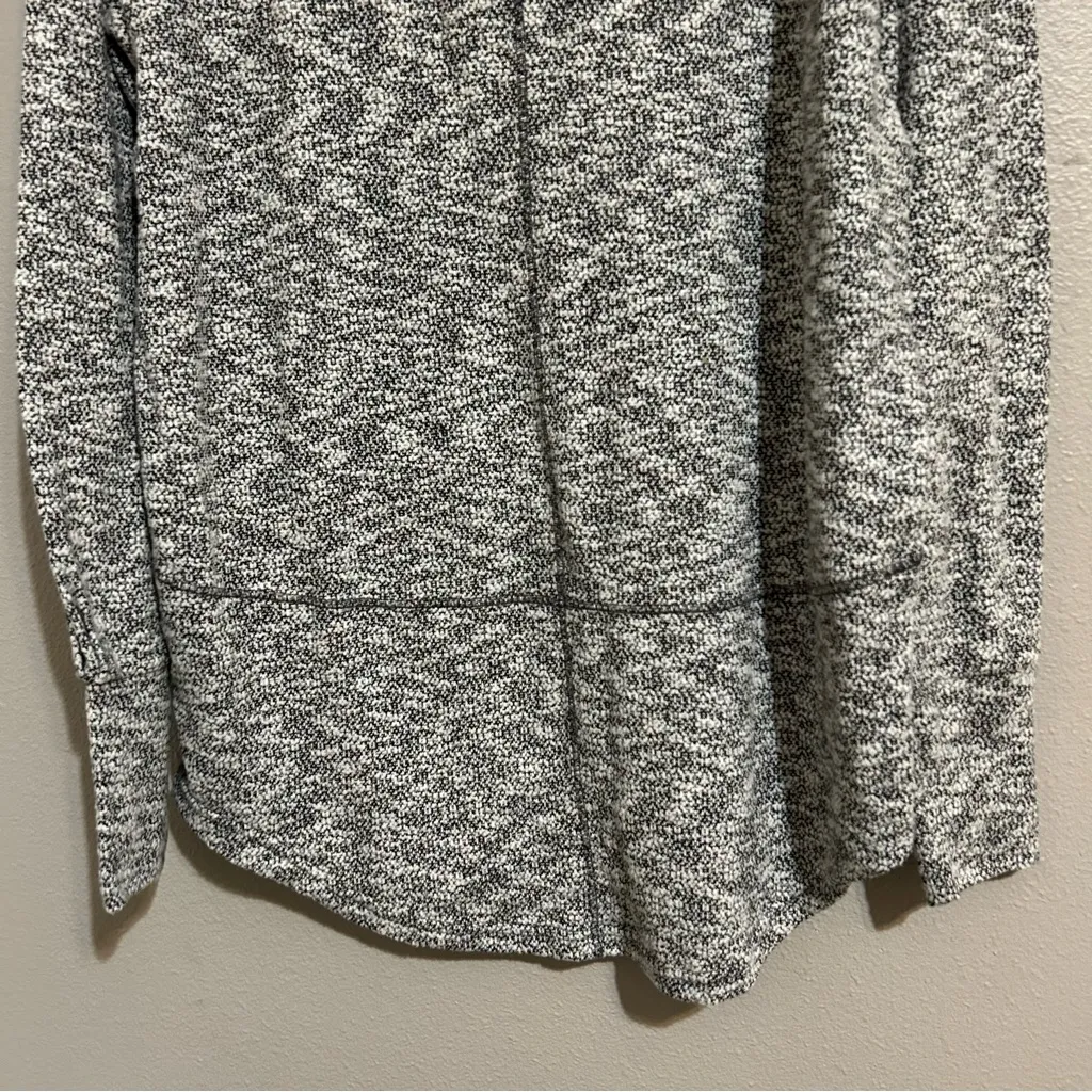 prAna Frieda Gray Cowl Neck Knit Pullover Sweater Top Women’s Size Medium - Image 8