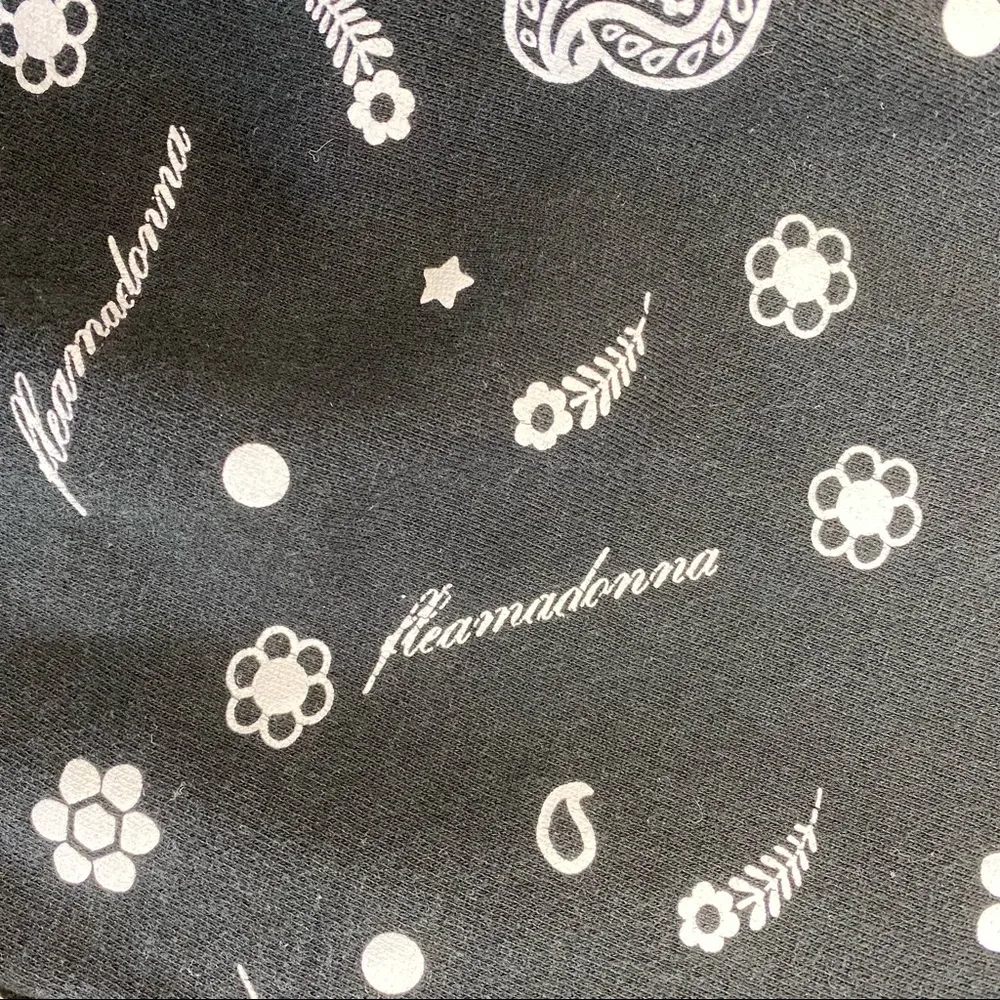 Fila Fleamadonna x Urban Outfitters Talia Sweatshirt Hoodie Black White - Image 10