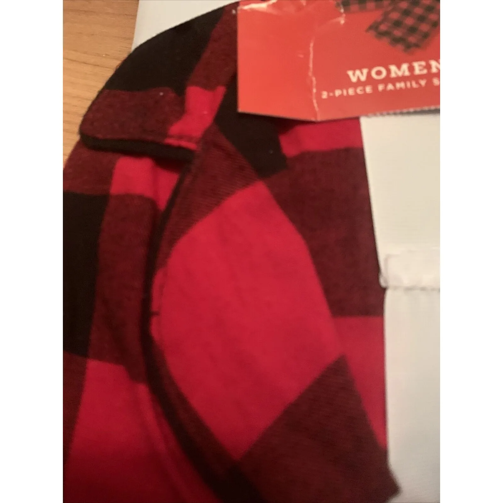 2pc Wondershop Women's Plaid Red & Black Pajama Pant Set Sleep Choose Your Size Size undefined - Image 7