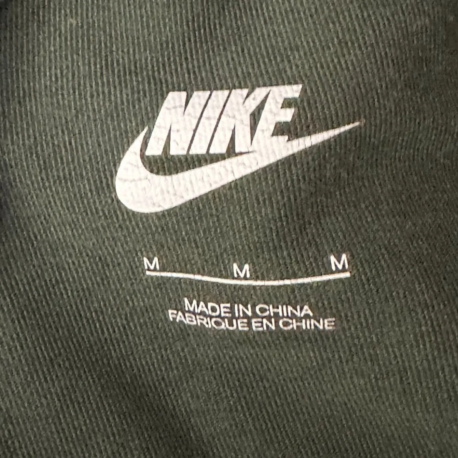 Nike Leggings Womens M Green Organic Cotton Mid Rise Athleisure Clean Girl Gym - Image 5