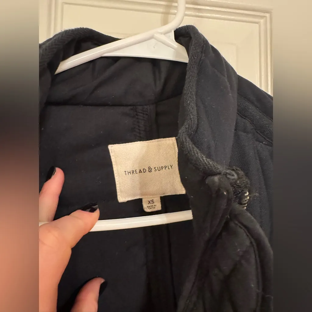 Thread & Supply Quilted Jacket Black Size XS - Image 2