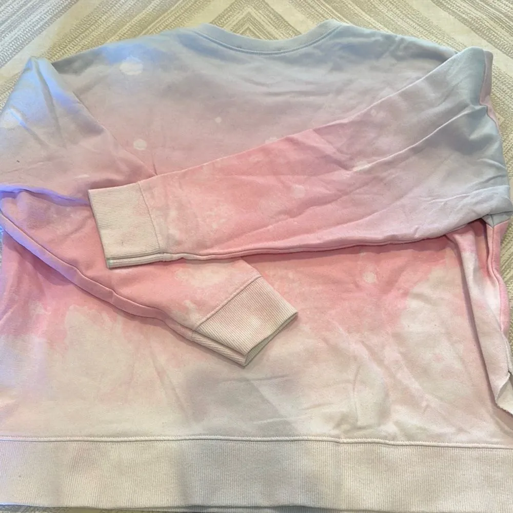 Generation Love Women’s Tie-Dye Bleach Splatter Sweatshirt in Pastel Shades - M - Image 6